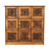 Hand Carved Solid Hard Wood Dresser Chest of Drawers D5